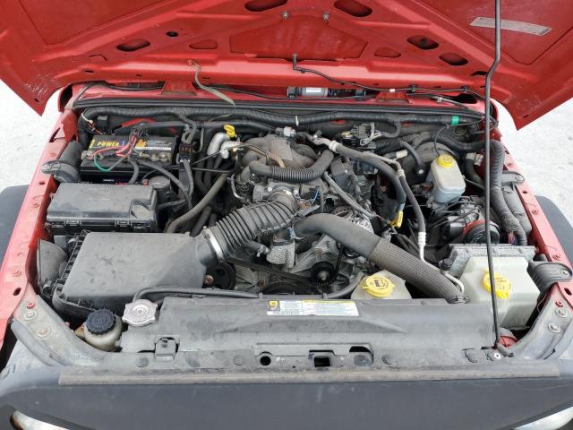 1J4AA2D14AL106638 - 2010 JEEP WRANGLER SPORT RED photo 11