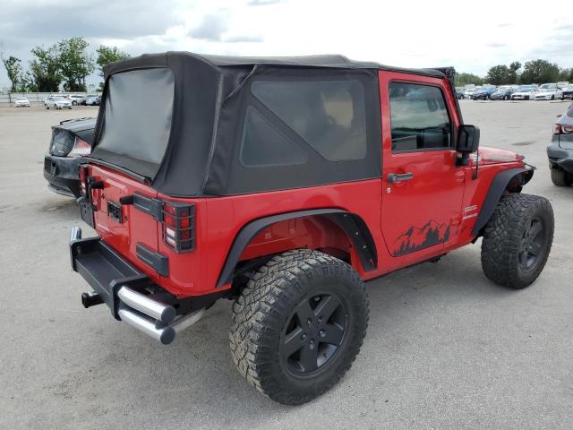 1J4AA2D14AL106638 - 2010 JEEP WRANGLER SPORT RED photo 3