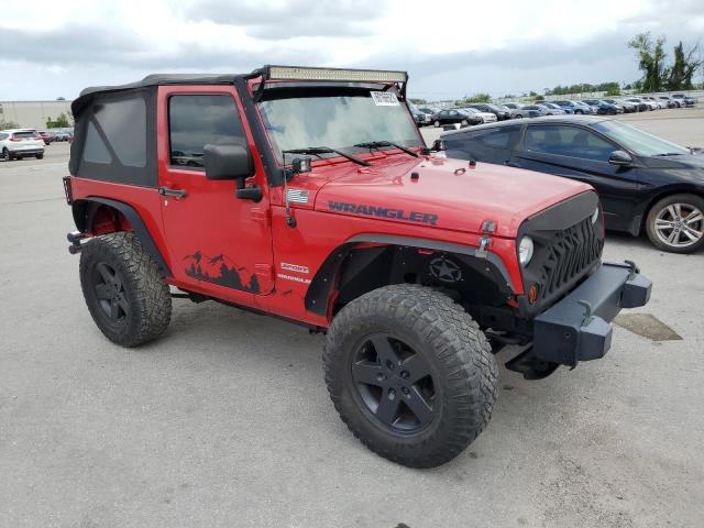 1J4AA2D14AL106638 - 2010 JEEP WRANGLER SPORT RED photo 4