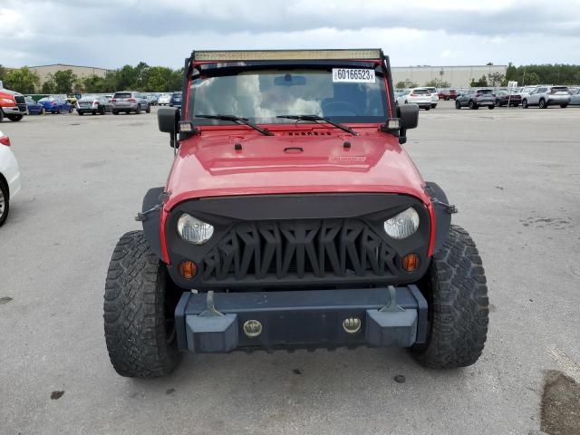 1J4AA2D14AL106638 - 2010 JEEP WRANGLER SPORT RED photo 5