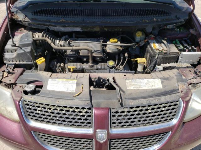 2B8GP54L42R581289 - 2002 DODGE GRAND CARA ES MAROON photo 11