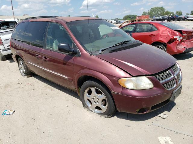 2B8GP54L42R581289 - 2002 DODGE GRAND CARA ES MAROON photo 4