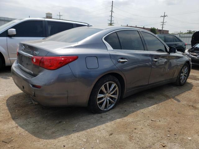 JN1BV7AR5EM688631 - 2014 INFINITI Q50 BASE GRAY photo 3