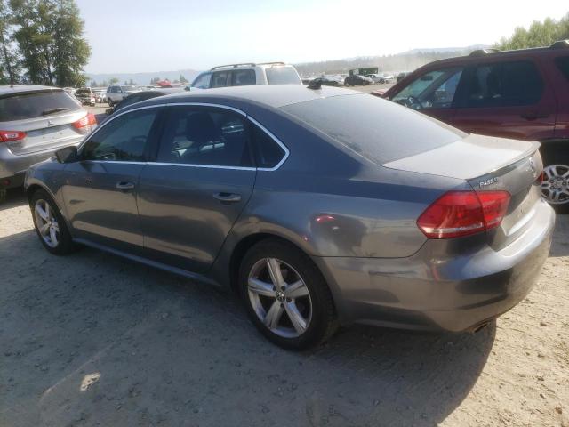 1VWBP7A39DC129071 - 2013 VOLKSWAGEN PASSAT SE GRAY photo 2