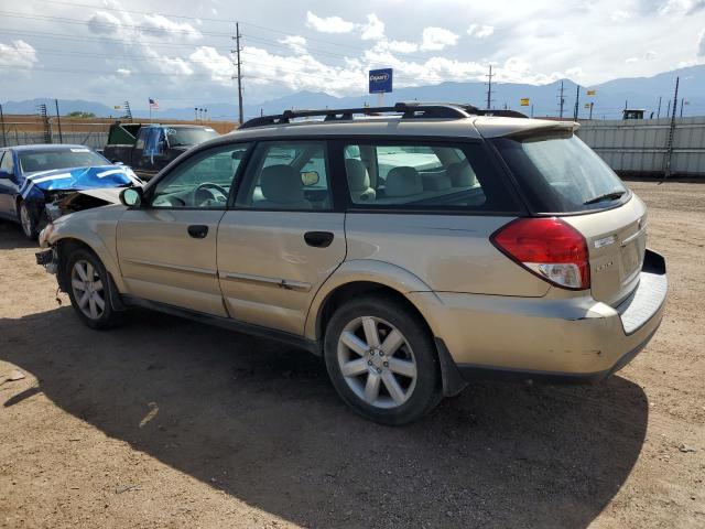 4S4BP61C387343142 - 2008 SUBARU OUTBACK 2.5I GOLD photo 2