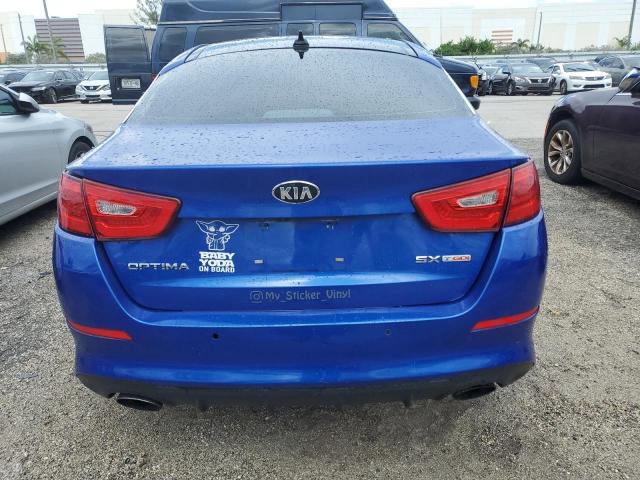 5XXGR4A64FG477231 - 2015 KIA OPTIMA SX BLUE photo 6