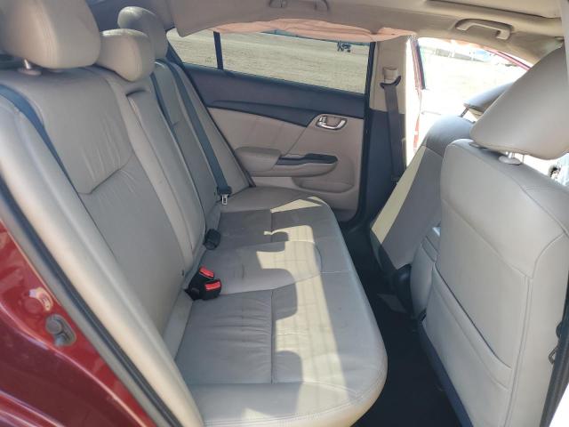 2HGFB2F98DH527681 - 2013 HONDA CIVIC EXL BURGUNDY photo 10