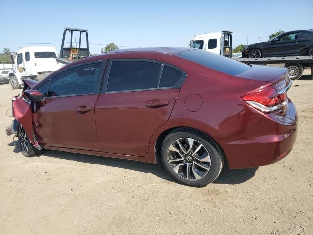 2HGFB2F98DH527681 - 2013 HONDA CIVIC EXL BURGUNDY photo 2