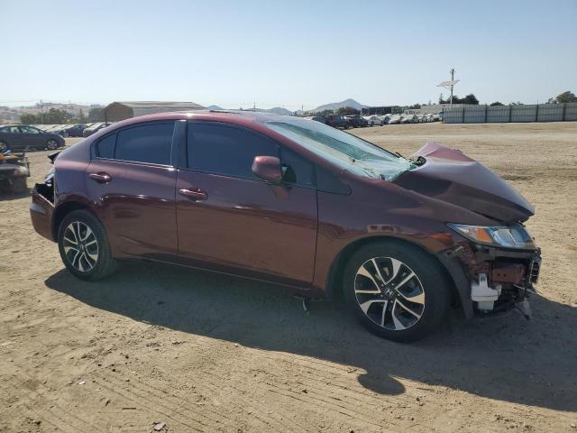 2HGFB2F98DH527681 - 2013 HONDA CIVIC EXL BURGUNDY photo 4