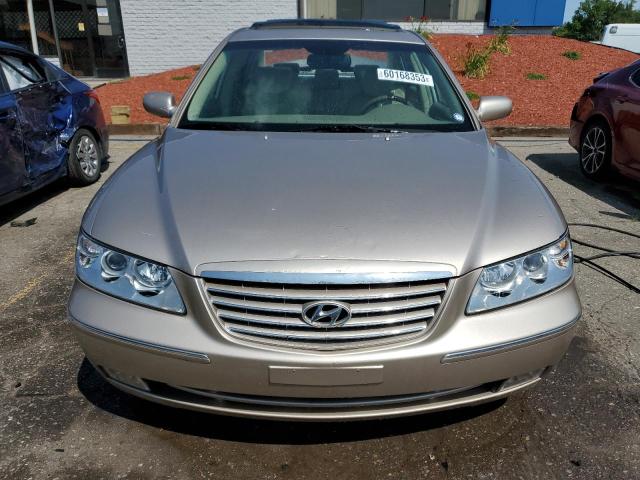 KMHFC46F17A211034 - 2007 HYUNDAI AZERA SE TAN photo 5