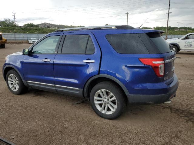 1FM5K8D8XDGC20396 - 2013 FORD EXPLORER XLT Синій фото 2