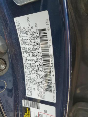 3TMJU62N06M019805 - 2006 TOYOTA TACOMA DOUBLE CAB PRERUNNER BLUE photo 12