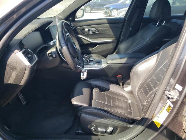 3MW5U7J05L8B41428 - 2020 BMW M340I GRAY photo 7