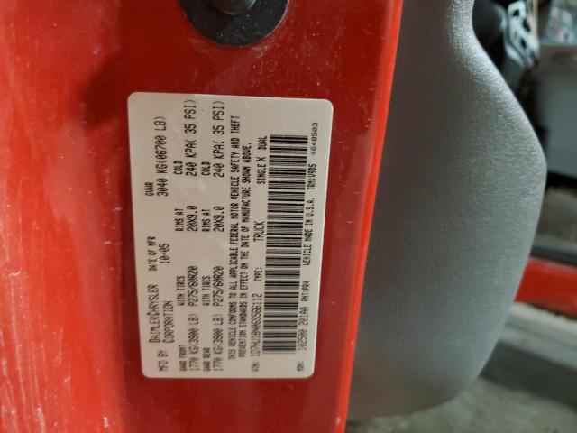 1D7HU18N06S566112 - 2006 DODGE RAM 1500 ST Qırmızı foto 12