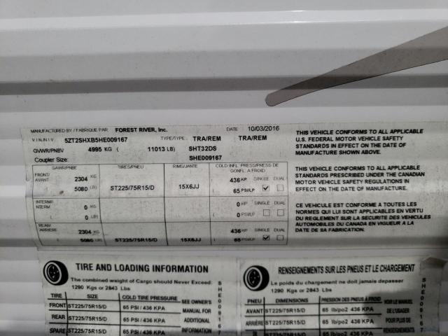 5ZT2SHXB5HE009167 - 2017 SHAS REVERE TWO TONE photo 10