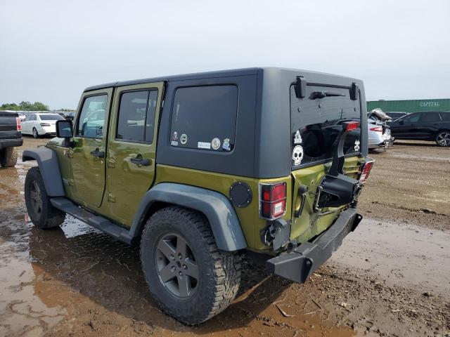 1J4BA3H11AL219550 - 2010 JEEP WRANGLER U SPORT GREEN photo 2