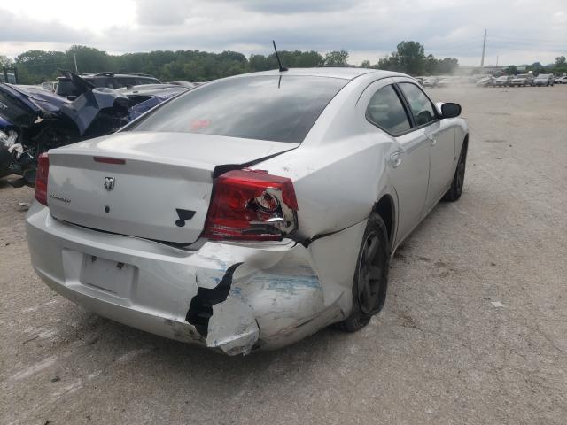 2B3KA43G18H315503 - 2008 DODGE CHARGER SILVER photo 4