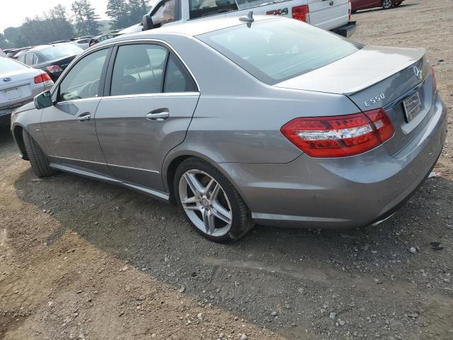 WDDHF9BB2CA529233 - 2012 MERCEDES-BENZ E 550 4MATIC GRAY photo 2