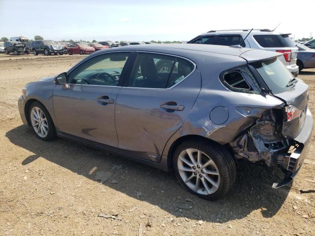 JTHKD5BH6D2169901 - 2013 LEXUS CT 200 GRAY photo 2