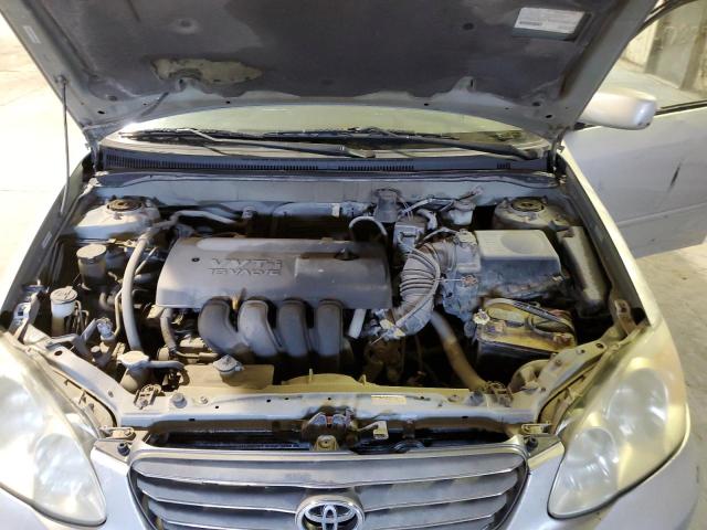 1NXBR38E33Z118083 - 2003 TOYOTA COROLLA CE 银色 照片 11