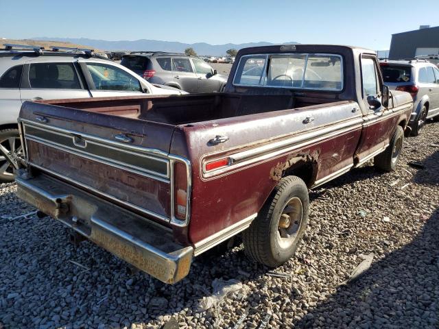 F10YRS26791 - 1973 FORD F 100 BURGUNDY photo 4