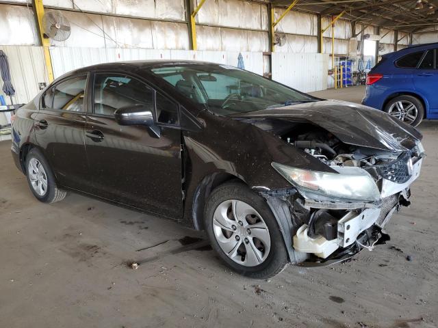 2HGFB2F58EH537724 - 2014 HONDA CIVIC LX BROWN photo 4