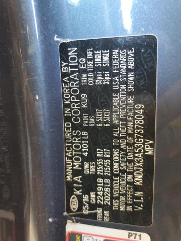 KNDJX3A53G7378049 - 2016 KIA SOUL ! BLUE photo 12