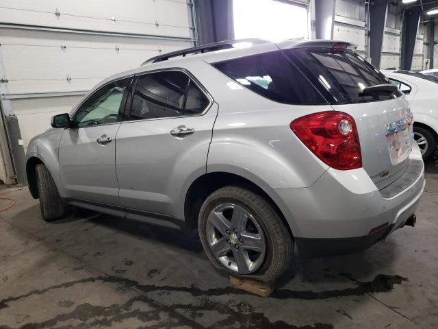 2GNFLHEK6F6212807 - 2015 CHEVROLET EQUINOX LTZ SILVER photo 2