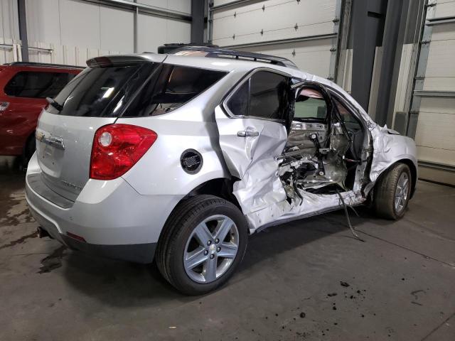 2GNFLHEK6F6212807 - 2015 CHEVROLET EQUINOX LTZ SILVER photo 3