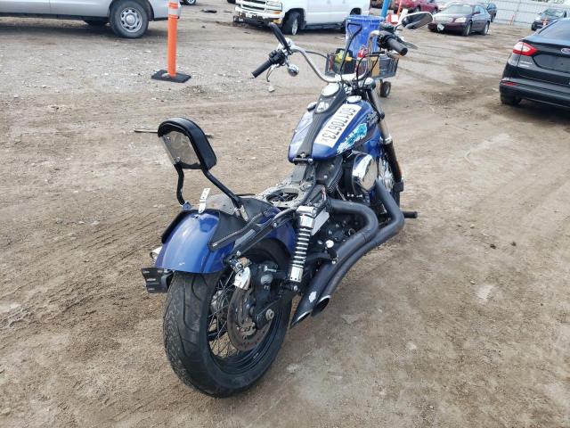 1HD1GXM14FC321850 - 2015 HARLEY-DAVIDSON FXDB DYNA STREET BOB BLUE photo 4