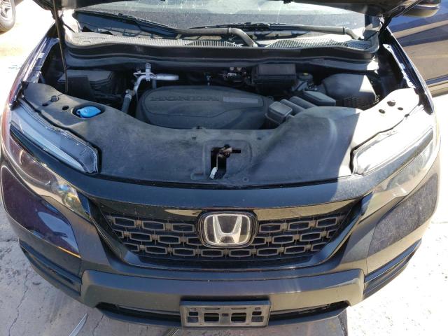 5FNYF8H53LB009636 - 2020 HONDA PASSPORT EXL BLUE photo 12