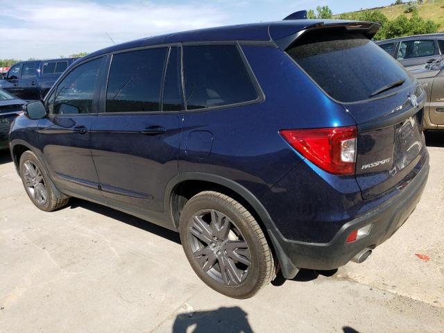 5FNYF8H53LB009636 - 2020 HONDA PASSPORT EXL BLUE photo 2