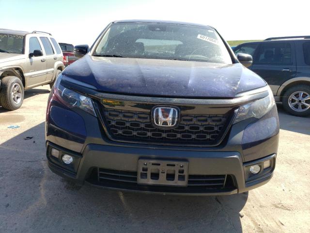 5FNYF8H53LB009636 - 2020 HONDA PASSPORT EXL BLUE photo 5