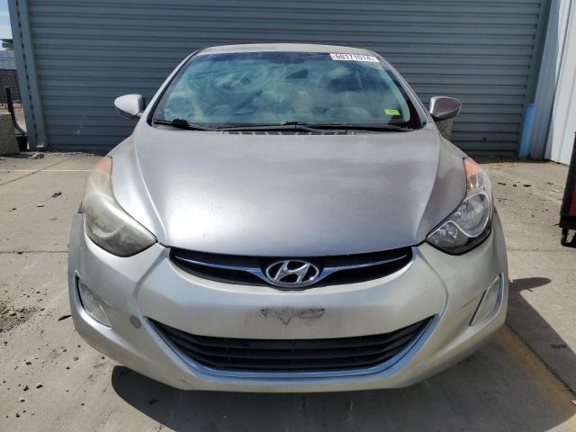 KMHDH4AE0DU636181 - 2013 HYUNDAI ELANTRA GLS SILVER photo 5