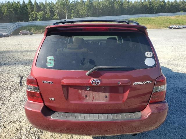 JTEGP21A270147021 - 2007 TOYOTA HIGHLANDER SPORT BURGUNDY photo 6