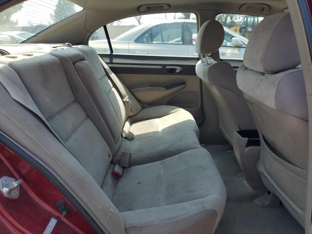 2HGFA16819H353013 - 2009 HONDA CIVIC EX RED photo 10