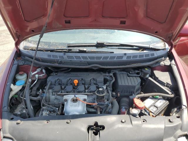 2HGFA16819H353013 - 2009 HONDA CIVIC EX RED photo 11