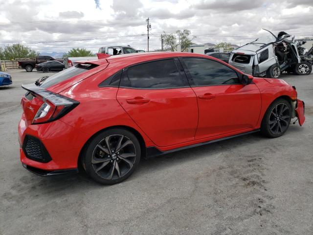 SHHFK7G46JU207984 - 2018 HONDA CIVIC SPORT RED photo 3