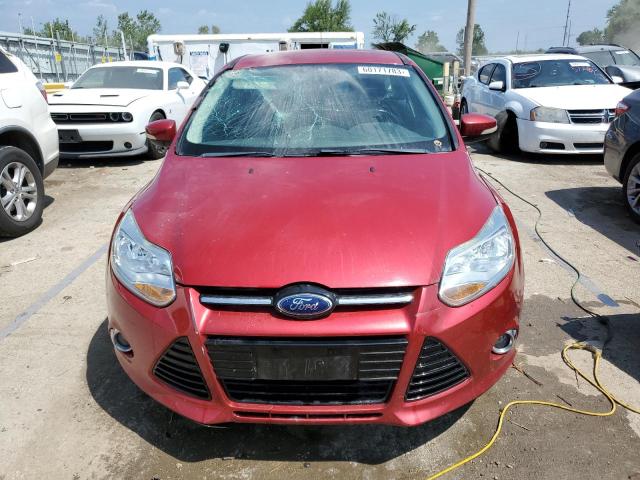 1FAHP3M20CL361457 - 2012 FORD FOCUS SEL RED photo 5