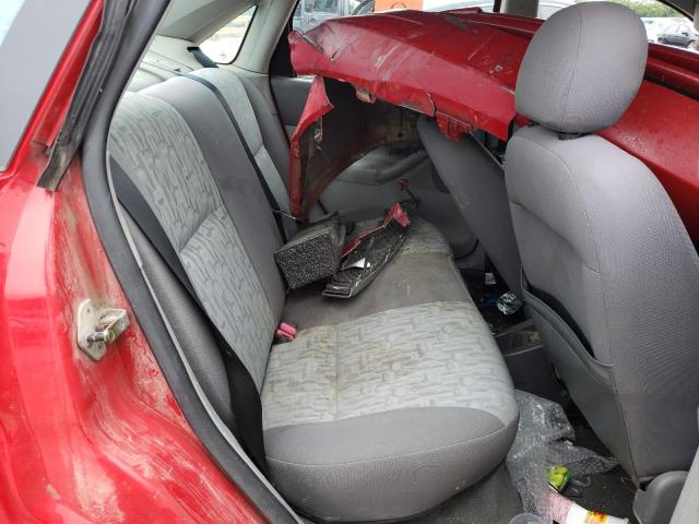 1FAFP34N95W209759 - 2005 FORD FOCUS ZX4 RED photo 10