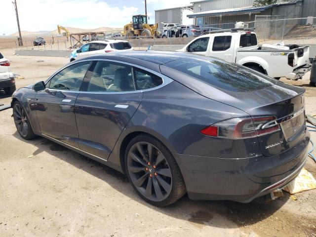 5YJSA1E27GF128155 - 2016 TESLA MODEL S Gris photo 2