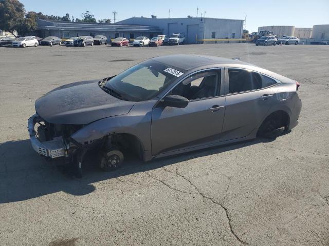 19XFC1F77GE215825 - 2016 HONDA CIVIC EXL GRAY photo 1