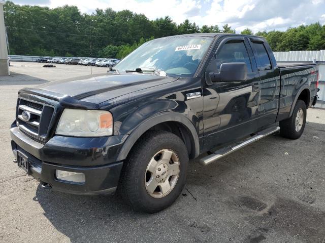 1FTPX14594FA10311 - 2004 FORD F150 BLACK photo 1