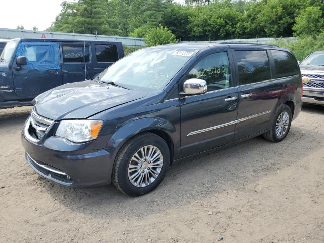 2C4RC1CG1DR614368 - 2013 CHRYSLER TOWN & COU TOURING L GRAY photo 1
