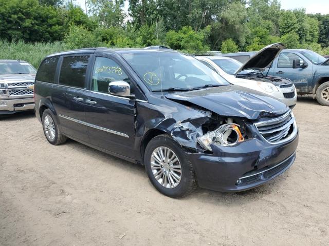 2C4RC1CG1DR614368 - 2013 CHRYSLER TOWN & COU TOURING L GRAY photo 4