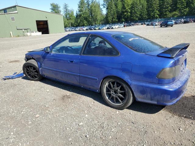 1HGEM1154YL011797 - 2000 HONDA CIVIC SI BLUE photo 2