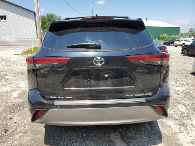 5TDKDRBH3PS526425 - 2023 TOYOTA HIGHLANDER L BLACK photo 6