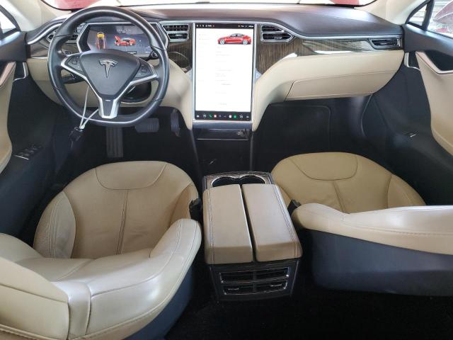 5YJSA1DN9DFP09597 - 2013 TESLA MODEL S RED photo 8