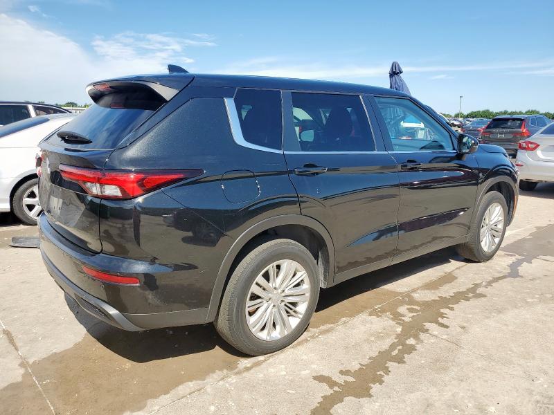 JA4J3TA85NZ015303 - 2022 MITSUBISHI OUTLANDER ES შავი ფოტო 3