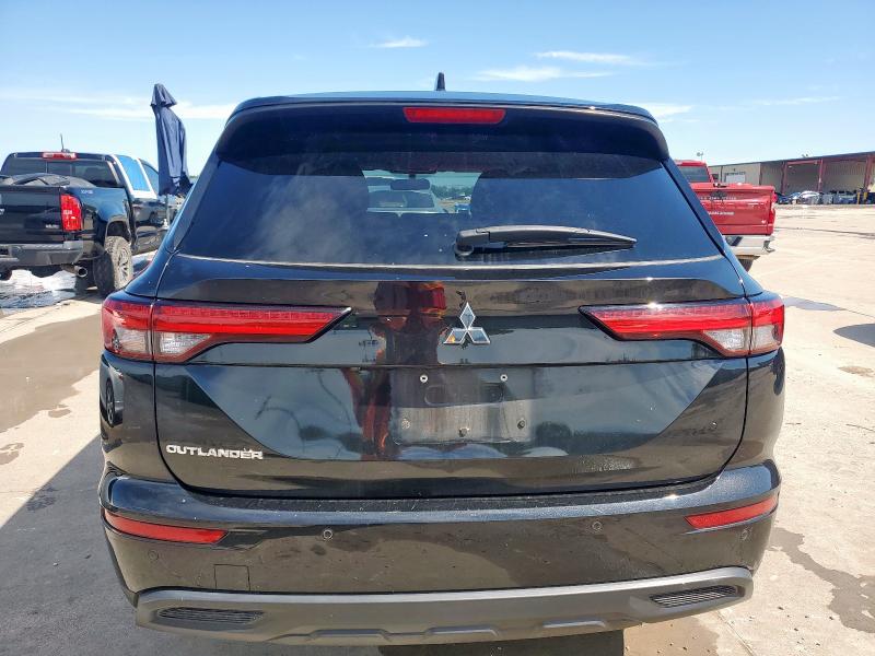 JA4J3TA85NZ015303 - 2022 MITSUBISHI OUTLANDER ES შავი ფოტო 6